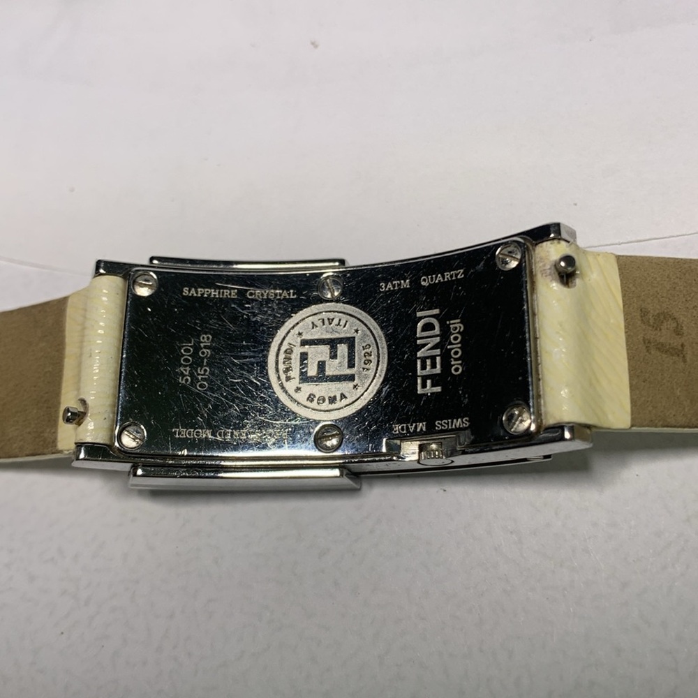 Fendi watch calfskin leather strap - Picture 3 of 9